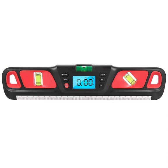 ANJKFLUR Digital Spirit Level Inclinometer Horizontal Scale Ruler 360° Angle Finder Bubble Electric Level Protractor
