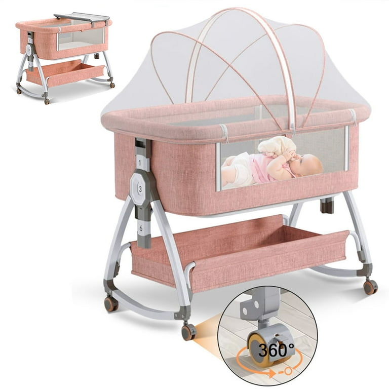 small crib on wheels