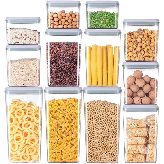 Ankou POP Container Airtight Bread Food Storage Containers 12 Count