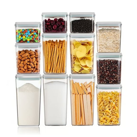 ANKOU 12-Piece Airtight POP Food Storage Container Set with Lids