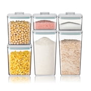 ANKOU 6-Piece Airtight Food Storage Container Set with Lids, Kitchen and Pantry