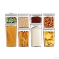 thumbnail image 1 of ANKOU 8-Piece Pop Airtight Food Storage Container Stackable Kitchen Pantry Organizer, 1 of 6