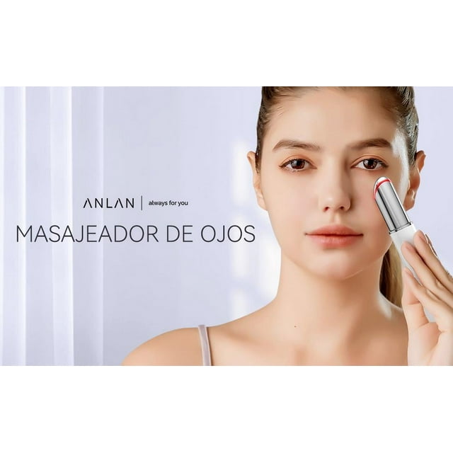 ANLAN EMS Eye Beauty Device with Light Therapy to Remove Dark Circles