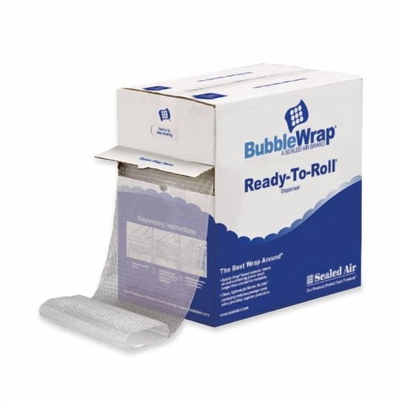 ANLE PAPER Sealed Air Lightweight Protective 12" Bubble Wrap Roll, Clear, 175 ft Count
