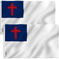 thumbnail image 1 of ANLEY 2 Pack Fly Breeze 3x5 Foot Christian Flag - Religious Flags Polyester with Brass Grommets, 1 of 7