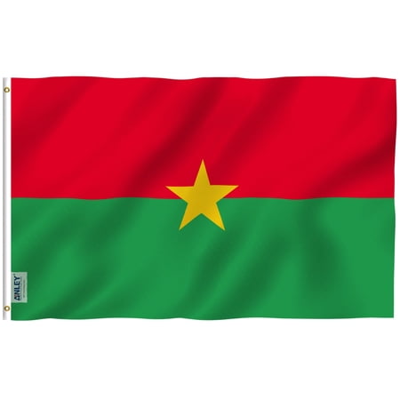ANLEY 3 ft x 5 ft Burkina Faso flag - the Republic of Burkina Faso Flags Polyester