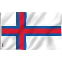 ANLEY 3 ft x 5 ft Faroe Islands Flag - Faroese Flags Polyester