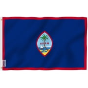 ANLEY 3 ft x 5 ft Guam Flag - Guamanian Flags Polyester