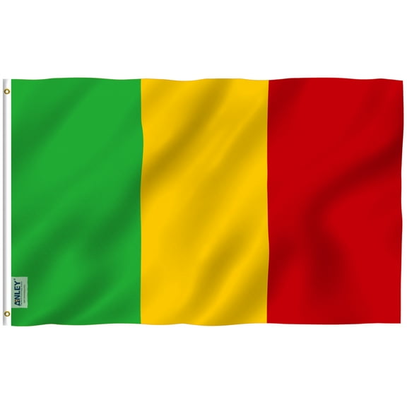 ANLEY 3 ft x 5 ft Mali flag - Malian Flags Polyester