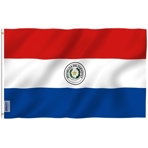 ANLEY 3 ft x 5 ft Paraguay Flag - Paraguayan Flags Polyester