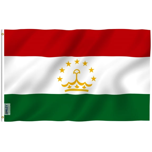 ANLEY 3 ft x 5 ft Tajikistan Flag - Republic of Tajikistan Flags Polyester