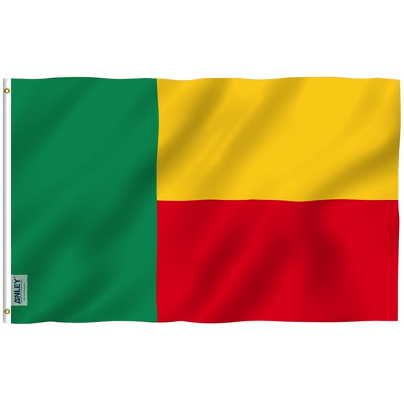 ANLEY 3 x 5 ft Benin flag - Beninese Flags Polyester