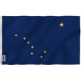 thumbnail image 1 of Anley Fly Breeze 3x5 Foot Alaska State Polyester Flag - Alaska AK State Flags, 1 of 7