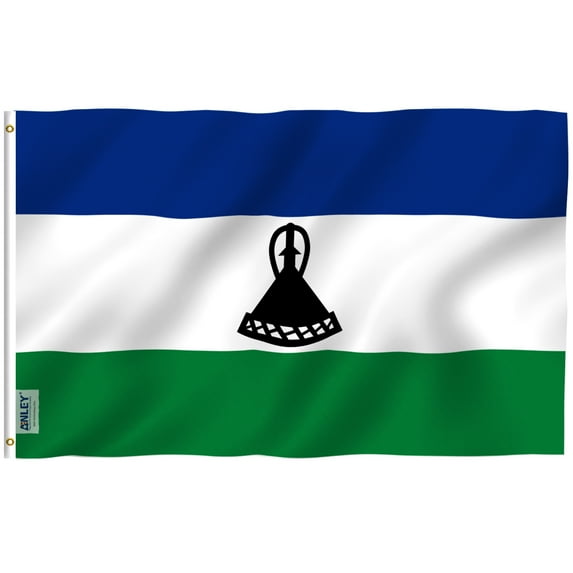 ANLEY 3x5 Feet Lesotho flag - the Kingdom of Lesotho Flags