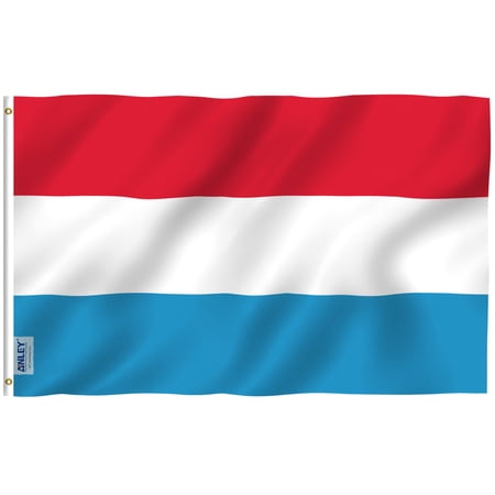 ANLEY 3x5 Feet Luxembourg Flags Polyester