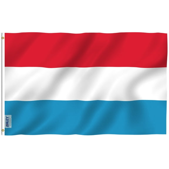ANLEY 3x5 Feet Luxembourg Flags Polyester