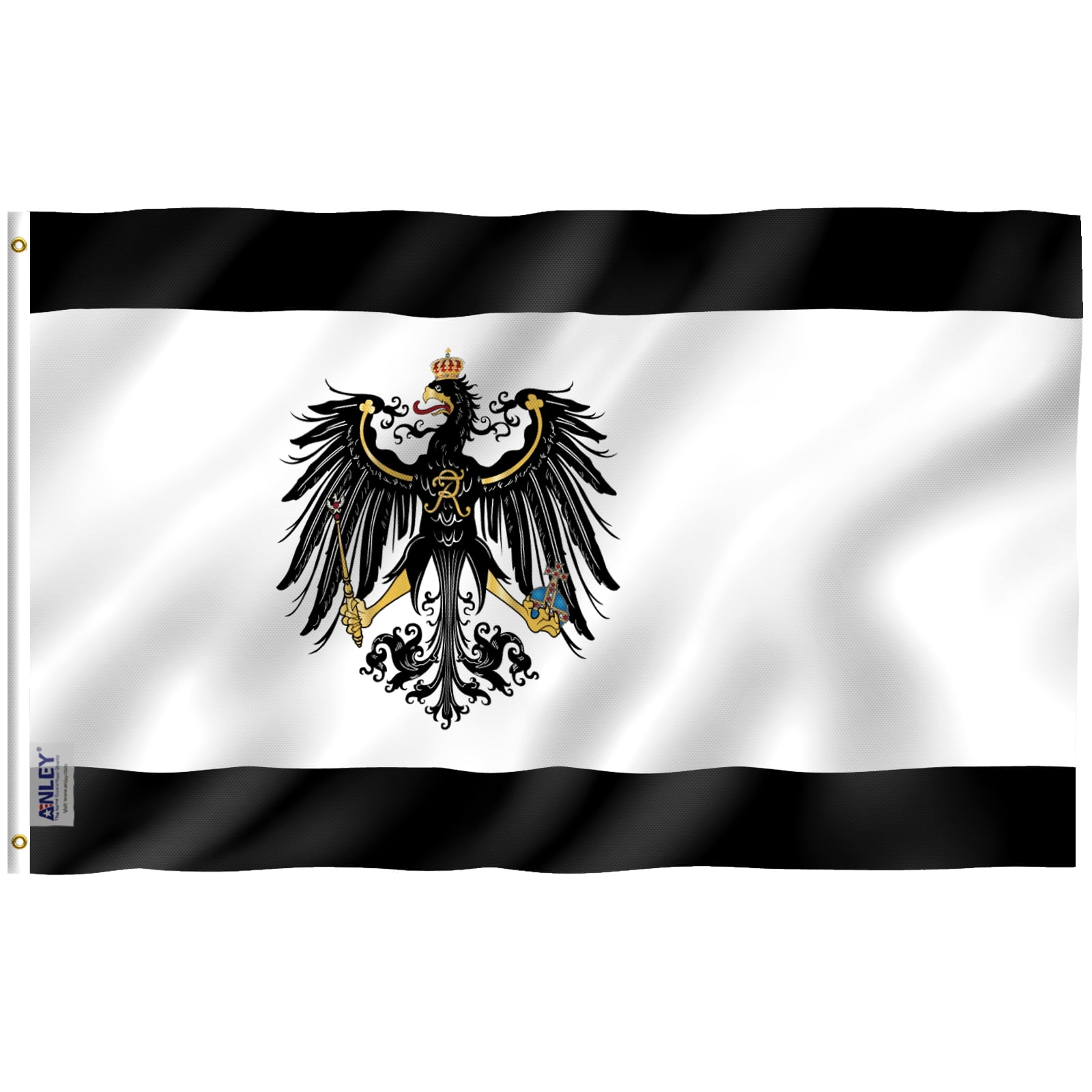 3x5 Feet Prussian Flag with Brass Grommets