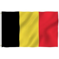 ANLEY [Fly Breeze] 3x5 Foot Belgium Flag - Vivid Color and UV Fade Resistant - Canvas Header and Double Stitched - Belgian National Flags Polyester with Brass Grommets 3 X 5 Ft