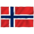 thumbnail image 1 of Anley Fly Breeze 3x5 Foot Norway Flag - Vivid Color and UV Fade Resistant - Canvas Header and Double Stitched - Norwegian Nordmann National Flags Polyester with Brass Grommets 3 X 5 Ft, 1 of 7
