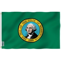 ANLEY Fly Breeze 3x5 Foot Washington State Flag - Washington WA Flags Polyester