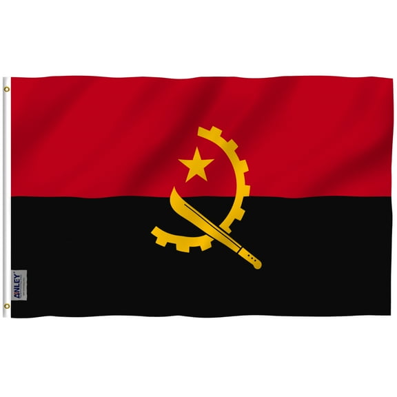 ANLEY 3x5 feet Angola flag - Angolan Flags Polyester