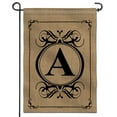 thumbnail image 1 of ANLEY Classic Monogram Letter A Garden Flag, Double Sided Family Last Name Initial Yard Flags 18 x 12.5 Inch, 1 of 6
