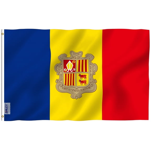 ANLEY Fly Breeze 3 ft x5 ft Andorra flag - Andorran Flags Polyester