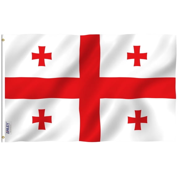 ANLEY Fly Breeze 3x5 Feet Georgia Flag - Republic of Georgia Flags