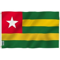 ANLEY Fly Breeze 3x5 Feet Togo Flag - Togolese Republic Flags Polyester with Brass Grommets