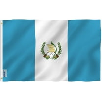 ANLEY Fly Breeze 3x5 Foot Guatemala Flag - Vivid Color and UV Fade Resistant - Canvas Header and Double Stitched - Guatemalan Country Flags Polyester with Brass Grommets 3 X 5 Ft