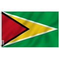 thumbnail image 1 of ANLEY Fly Breeze 3x5 Foot Guyana Flag The Golden Arrowhead - Vivid Color and UV Fade Resistant - Canvas Header and Double Stitched - Guyanese Flags Polyester with Brass Grommets 3 X 5 Ft, 1 of 7