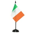 thumbnail image 1 of ANLEY Ireland Deluxe Desk Flag Set - 6 in x 4 in Miniature Irish Desktop Flag, 1 of 7
