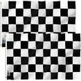 thumbnail image 1 of ANLEY Pack of 2 Fly Breeze 3x5 Foot Checkered Flag - Black and White Racing Flags Polyester, 1 of 7