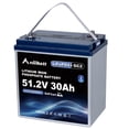 thumbnail image 1 of ANLIBATT Golf Cart LiFePO4 Battery 48V 30Ah Grade A Bluetooth Deep Cycles Rechargeable Lithium Battery with Built-in 100A BMS for Golf Cart, Solar System, Rvs, 1 of 8