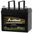 thumbnail image 1 of ANLIBATT Lawn Mower Battery AGM Group Size U1 12 Volt 350 CCA Sealed Lead Acid Battery for John Deere, Toro, Cub Cadet, and Craftsman Garden Mower Tractor Lawnmower, 1 of 6