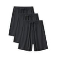 thumbnail image 1 of ANLIQI Men’s Pajama Bamboo Shorts Soft Sleep Shorts Comfy Lounge Pants with Pockets (3B,L), 1 of 6