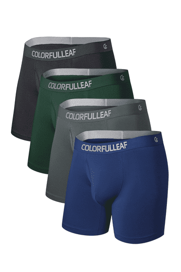 Ice Silk Thin Breathable Underwear Seamless Low Waist Boxers Briefs for