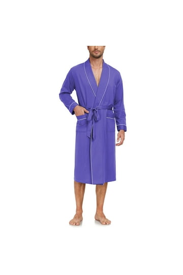 open lace back dress OLIVIA ROCCO Hooded Plush Flannel Bathrobe for Men, Ultra-Absorbing main image 0
