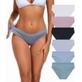 thumbnail image 1 of ANLIQI Modal Hipster Panties Moisture Wicking Underwear for Women Comfort & Breathable Ladies Underpants No Show Undies (6D,3XL), 1 of 6
