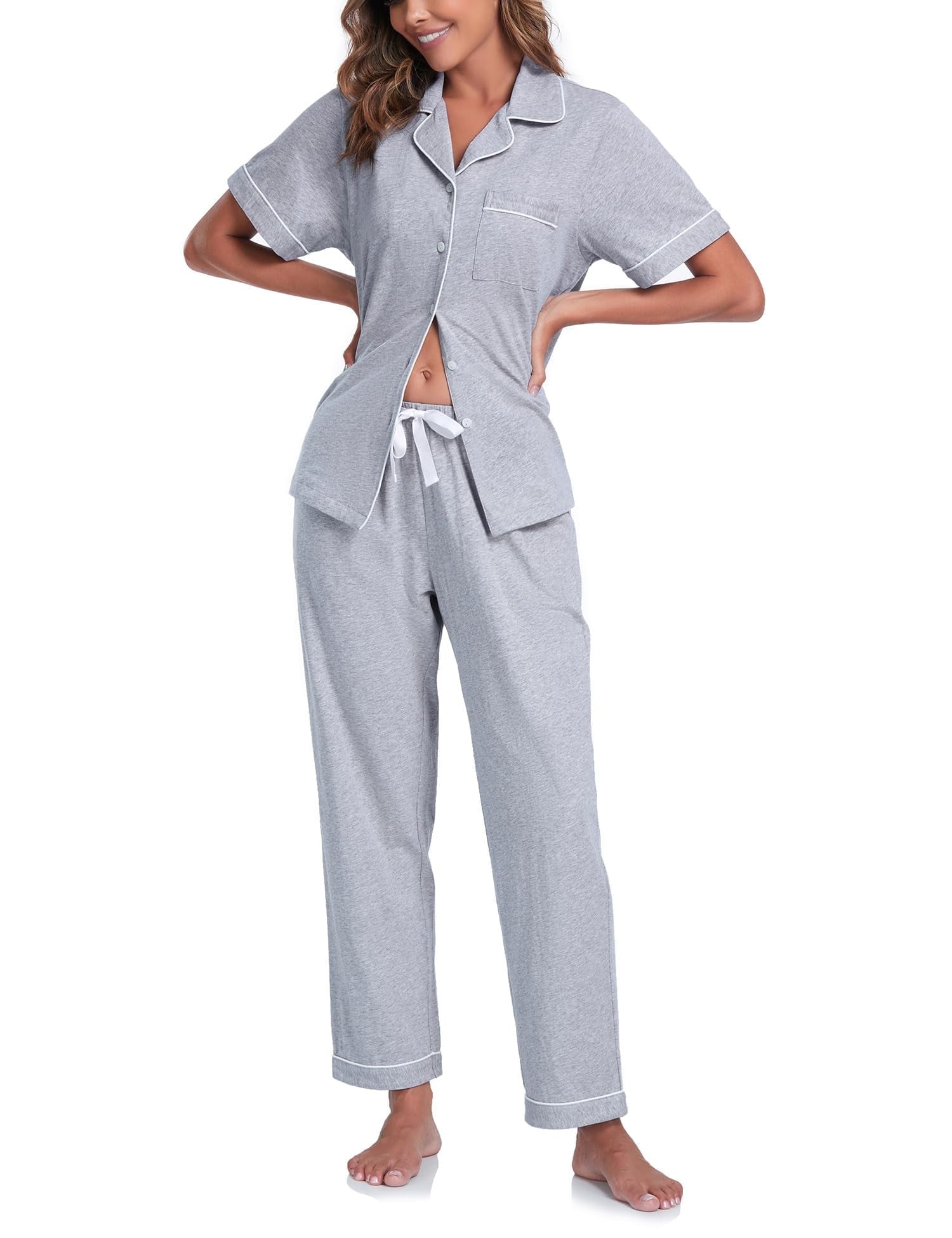 College Women's Pajama Set - Long Pant Pajama Set for Ultimate Comfort and Style