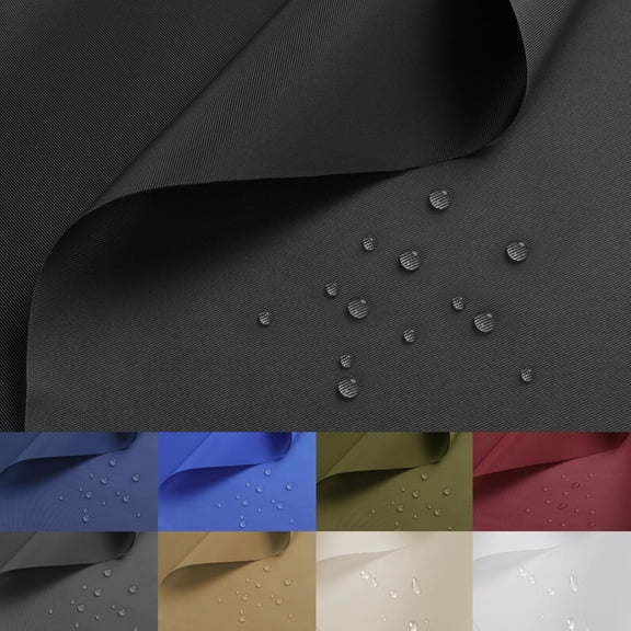 ANMINY 420D Waterproof Ripstop Nylon Fabric - 58 Inch Wide Heavy-Duty Outdoor Upholstery Twill Material for Patio Cushions, Tote Bags, Tents, Tarp Covers & DIY Projects (Sold by The Yard)