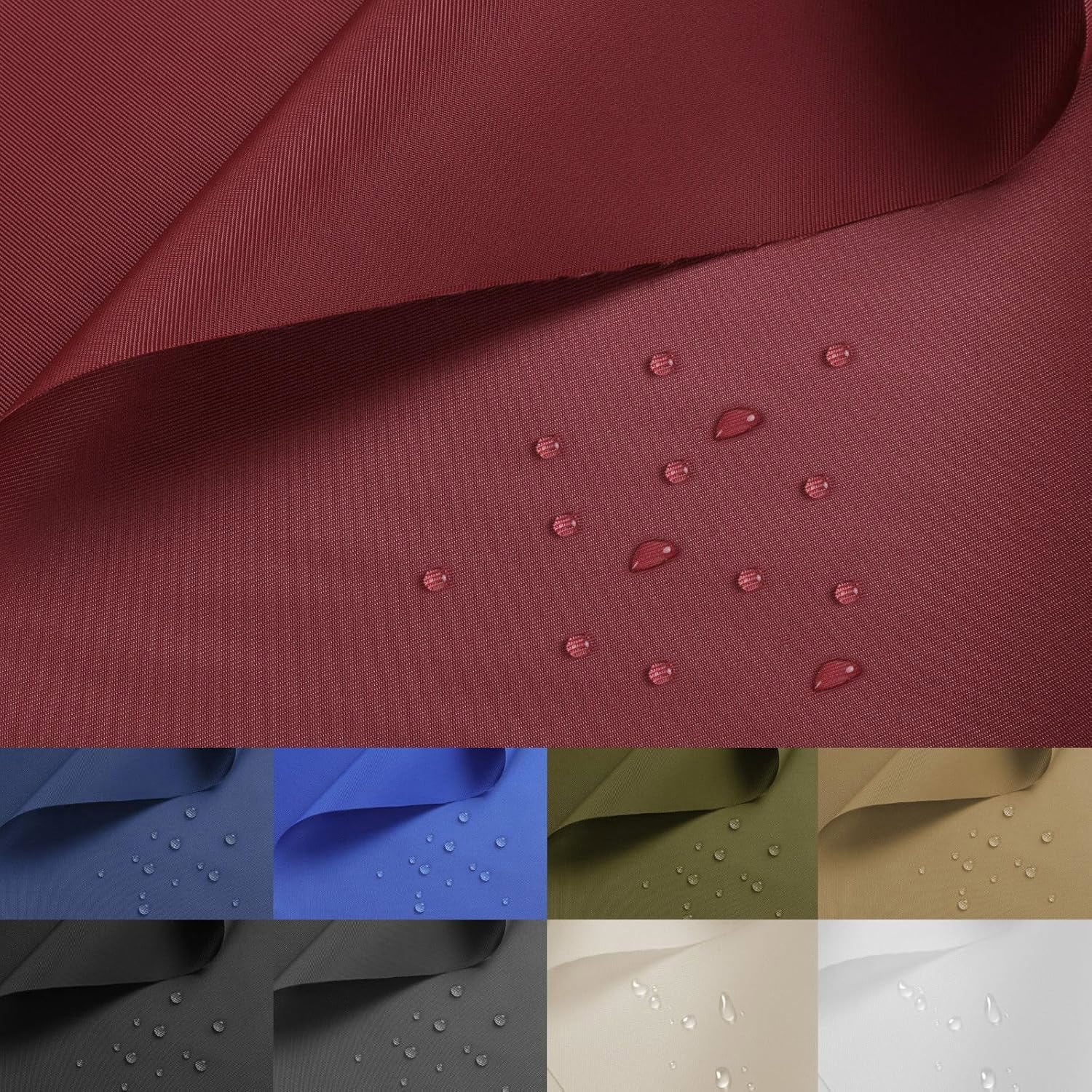 ANMINY 420D Waterproof Ripstop Nylon Fabric - 58 Inch Wide Heavy-Duty ...