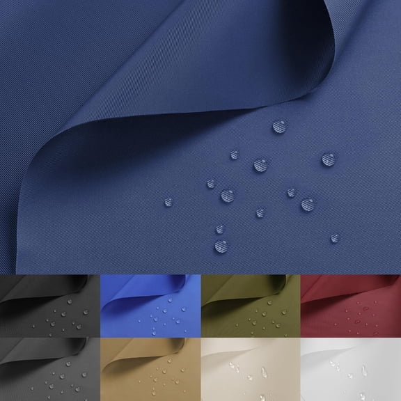 ANMINY 420D Waterproof Ripstop Nylon Fabric - 58 Inch Wide Heavy-Duty Outdoor Upholstery Twill Material for Patio Cushions, Tote Bags, Tents, Tarp Covers & DIY Projects (Sold by The Yard)