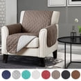 thumbnail image 1 of ANMINY Couch Cover Armchair Waterproof Sofa Cover Khaki Non-slip Slipcover Pet Furniture Cover, 1 of 5