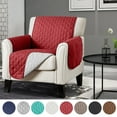 thumbnail image 1 of ANMINY Couch Cover Armchair Waterproof Sofa Cover Red Non-slip Slipcover Pet Furniture Cover, 1 of 7