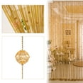 thumbnail image 1 of ANMINY Crystal Beads Door Curtain Room Divider Curtains String Tassel Room Decor for Window Door Wall Screen, Gold, 1 of 4