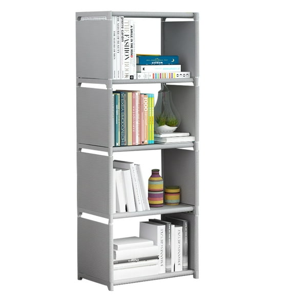ANMINY Durable 4 Shelf Closet Organizer, Gray