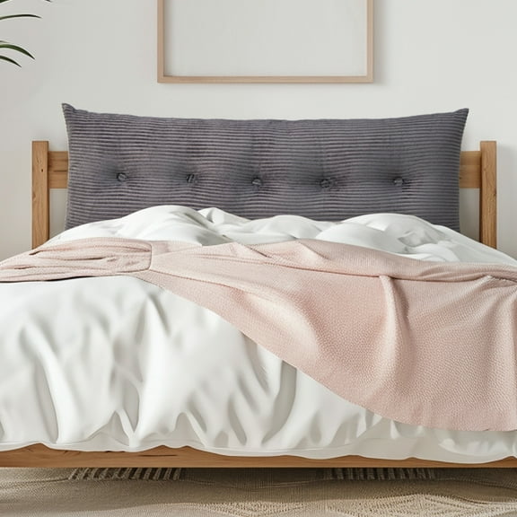 ANMINY Large Headboard Pillow Daybed Cushion Support Backrest Bolster Reading Pillow