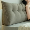 thumbnail image 1 of ANMINY Large Headboard Pillow - Removable Cover | 100% Cotton Filling | Bolster for Daybed & Sofa, 1 of 7