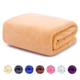 thumbnail image 1 of ANMINY Large Microfiber Bath Towels Soft Absorbent Towel for Gym Spa Shower Beach Travel Body Wrap Towel, Gold, 1 of 9